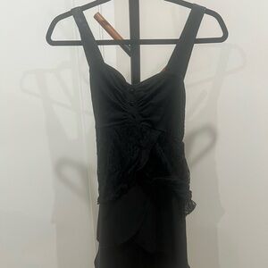 American Rag Black Textured Dress S